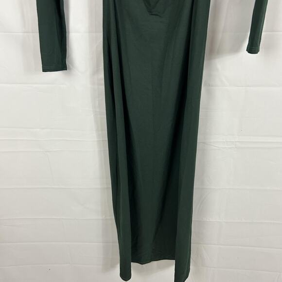 Reformation Dress Small Alexei Knit Cut Out Green Midi Bodycon Party Date Night - Picture 7 of 13